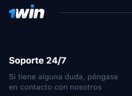 1win soporte